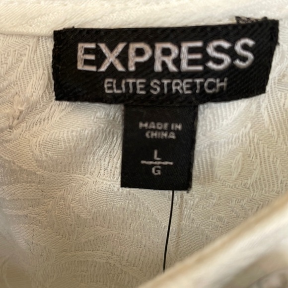NWT Express Elite Stretch Blouse - size Large - Picture 3 of 7